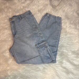 American Eagle Jogger Cargo Light Jean Pants